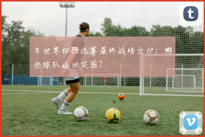 年世界杯预选赛最终战绩出炉:哪些球队成功突围?